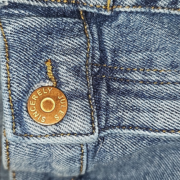 Sincerely Jules Elastic waist and ankle denim jeans Size 3/26 VGUC - Picture 3 of 11